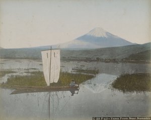 Fuji-Yama desde cerca de Numadzu, c.1890 de Kusakabe Kimbei
